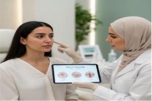 تنظيف البشرة العميق للبشرة الدهنية