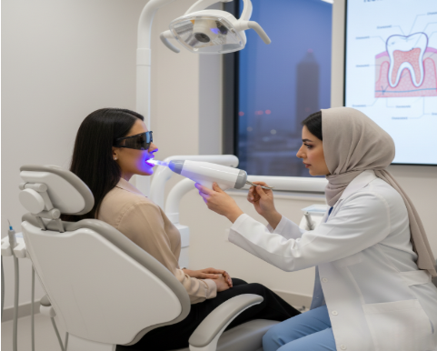 تبييض الأسنان