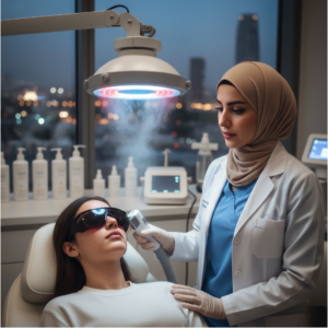 ليزر حب الشباب