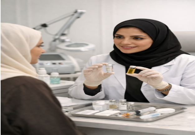 حقن النضارة للبشرة الحساسة